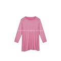 Women's Knitted Penetration Printing Crew-Neck Pullover